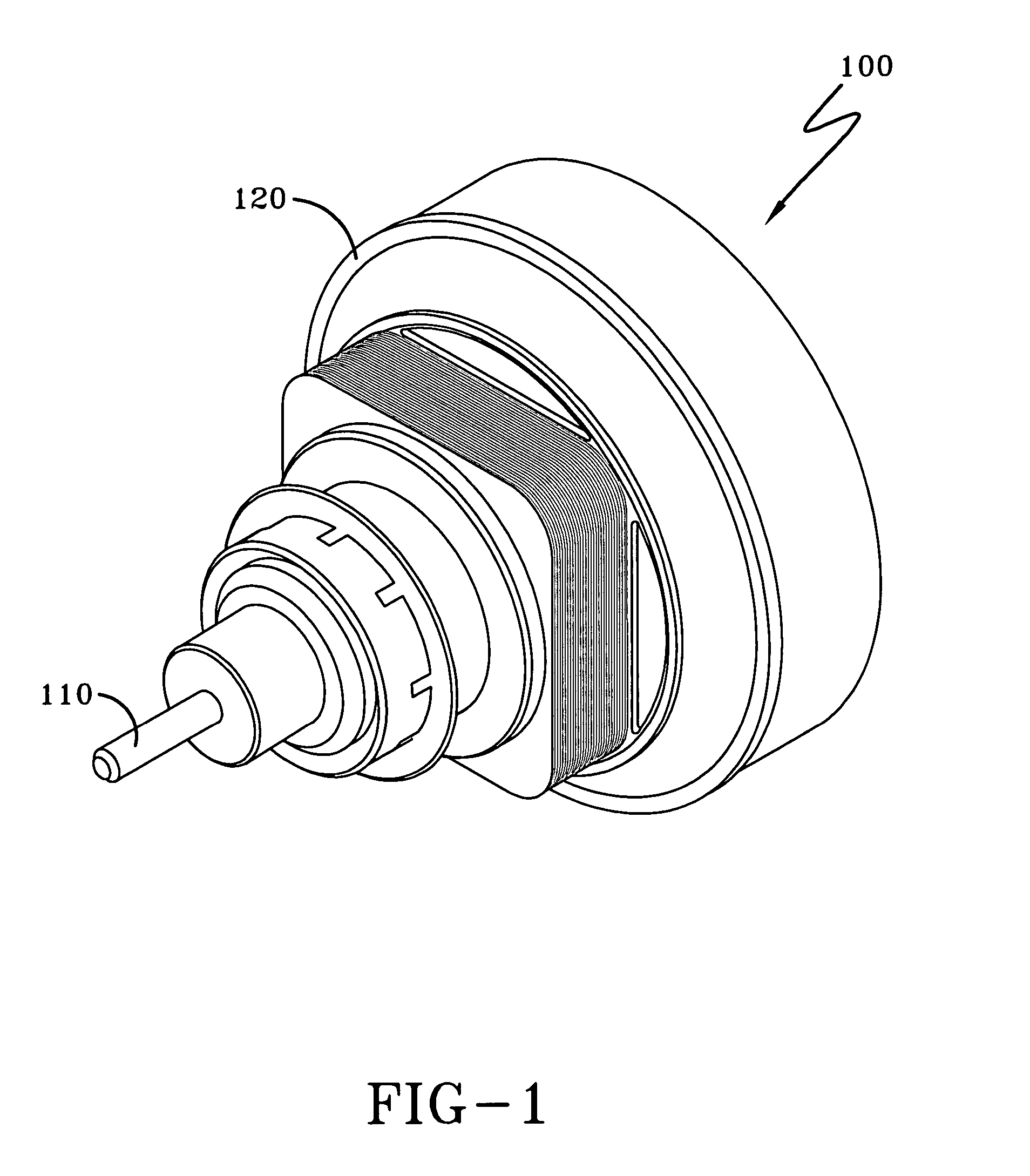 Diffuser for a motor fan assembly