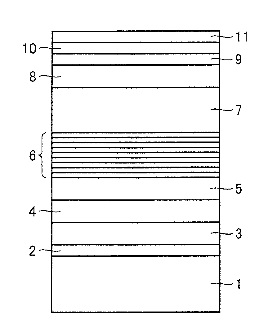 Epitaxial wafer including nitride-based semiconductor layers