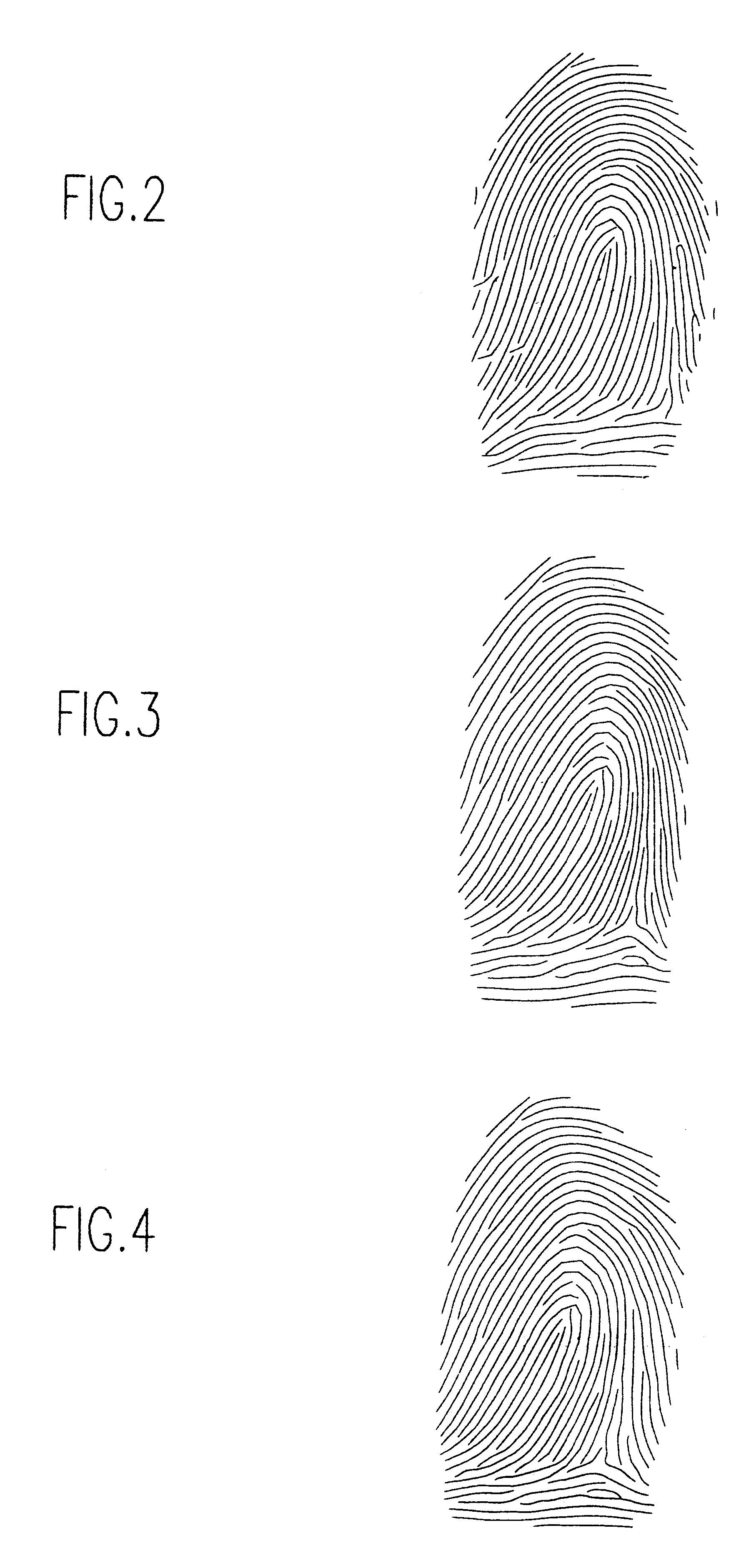 System and method for transforming fingerprints to improve recognition
