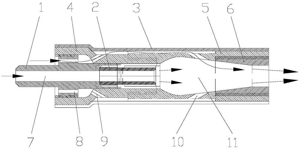 Burner and flame temperature control method