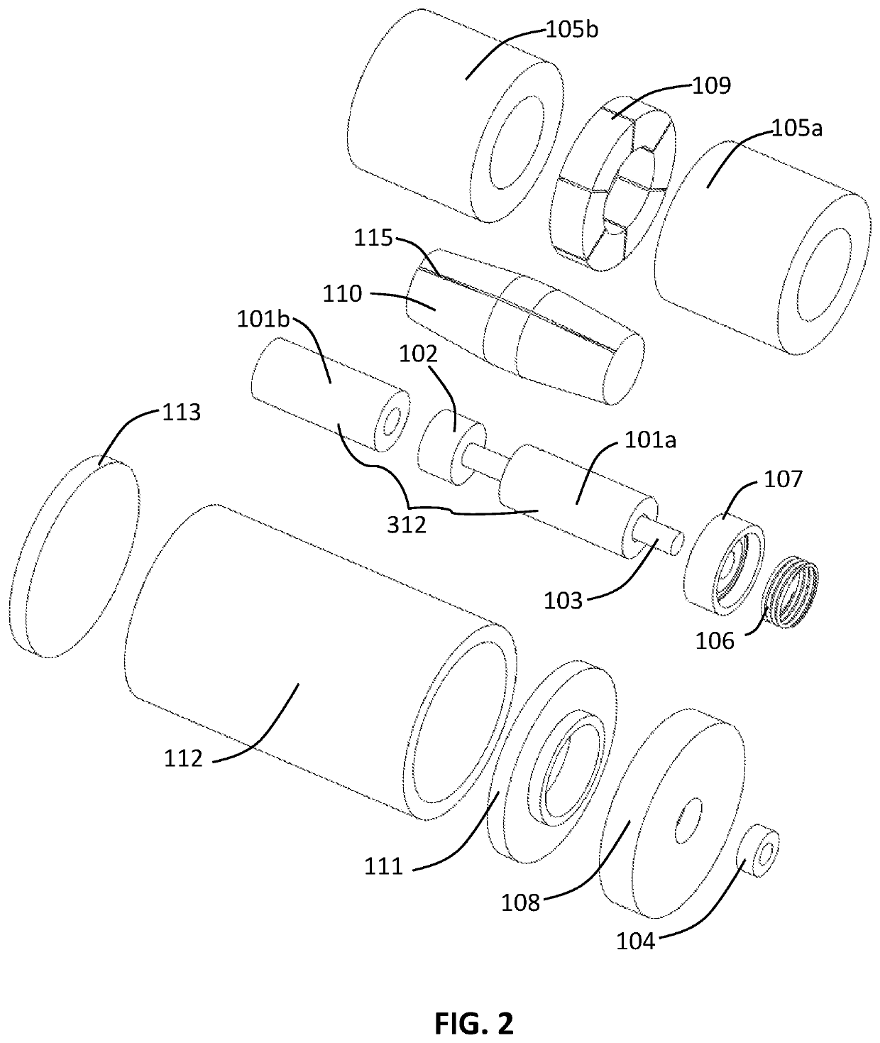 Magnetostrictive actuator with center bias