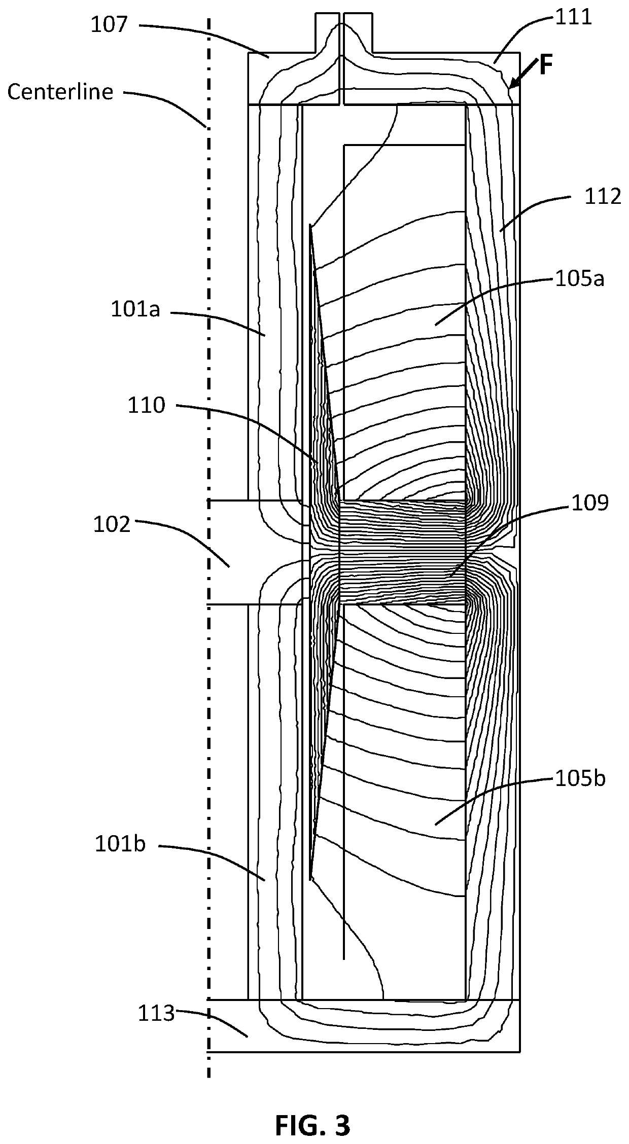 Magnetostrictive actuator with center bias