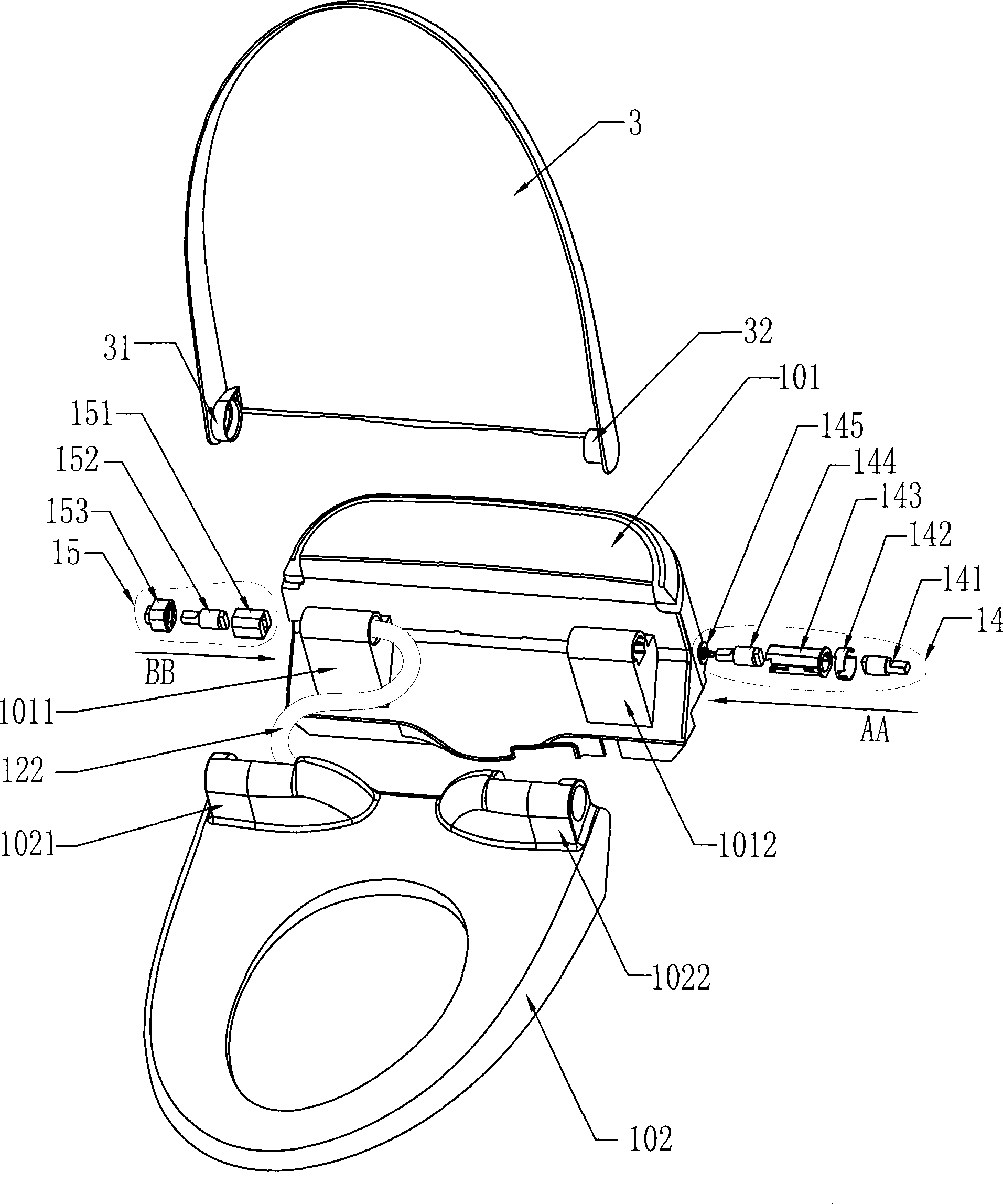 Electronic toilet seat with heating cushion