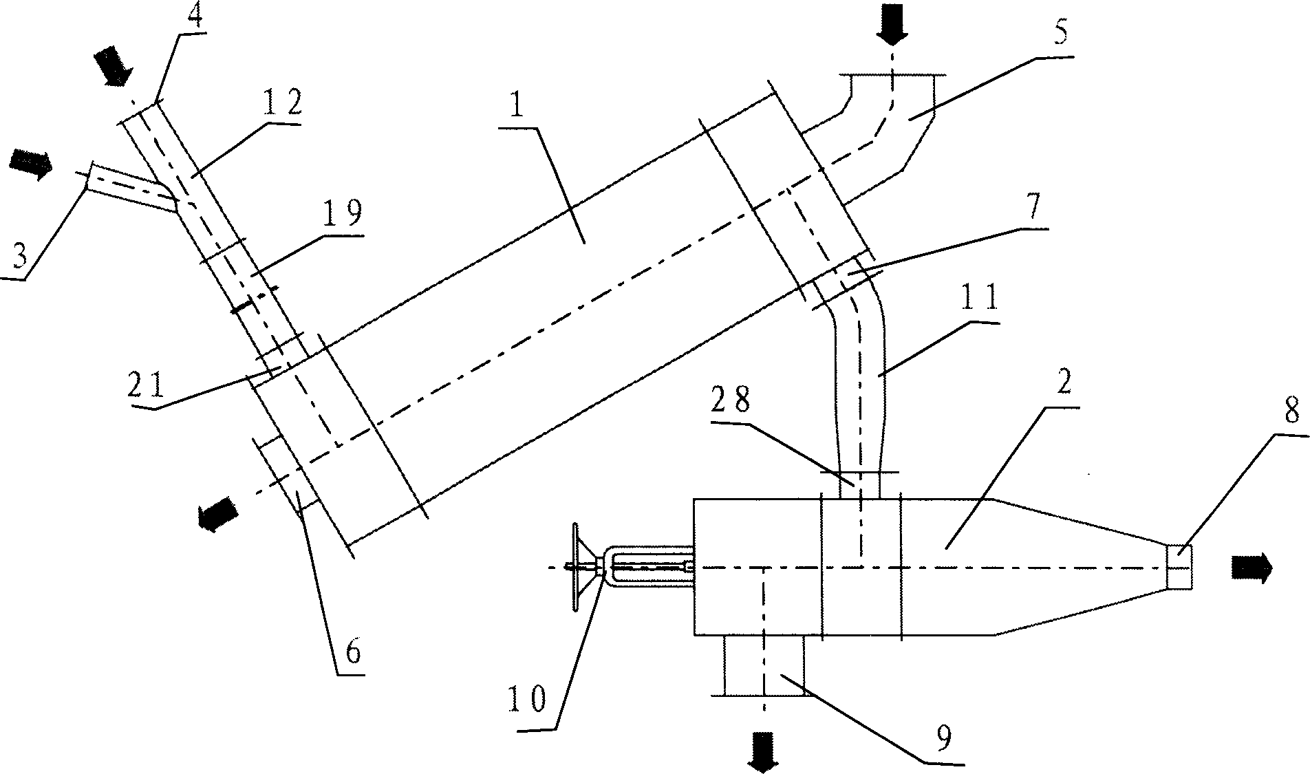 Heavy medium vortrap, coal separation system and method therefor