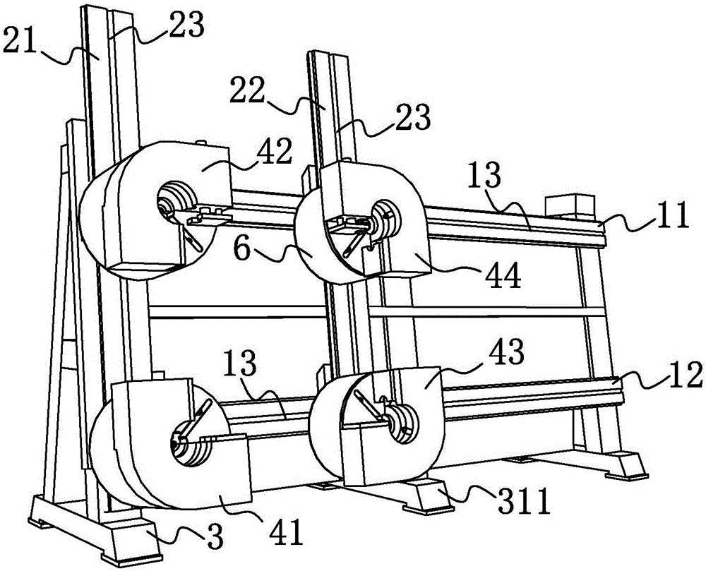Hydraulic frame assembly equipment used for door and window profile assembly