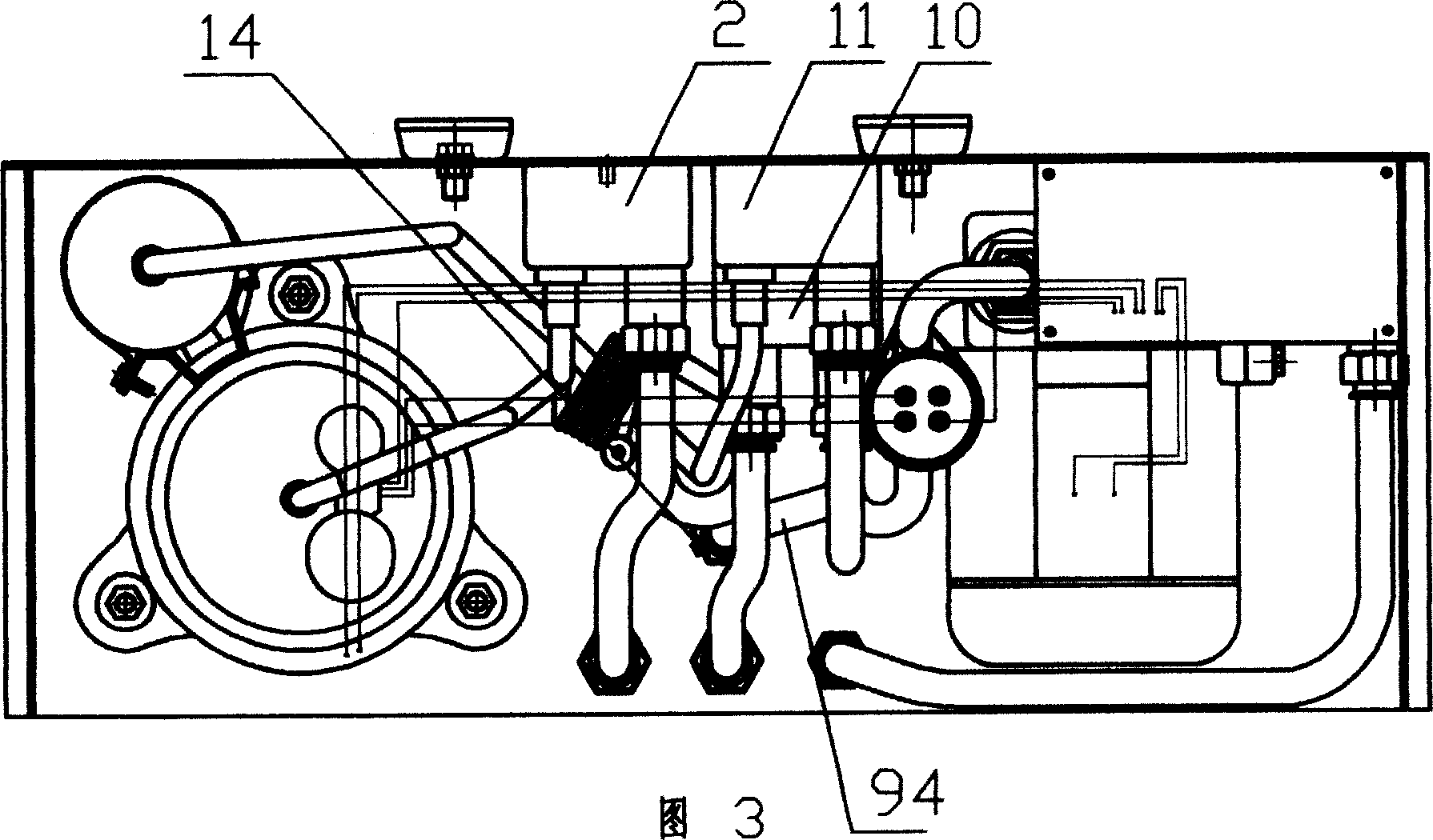 Instant hot type heat pump water heater