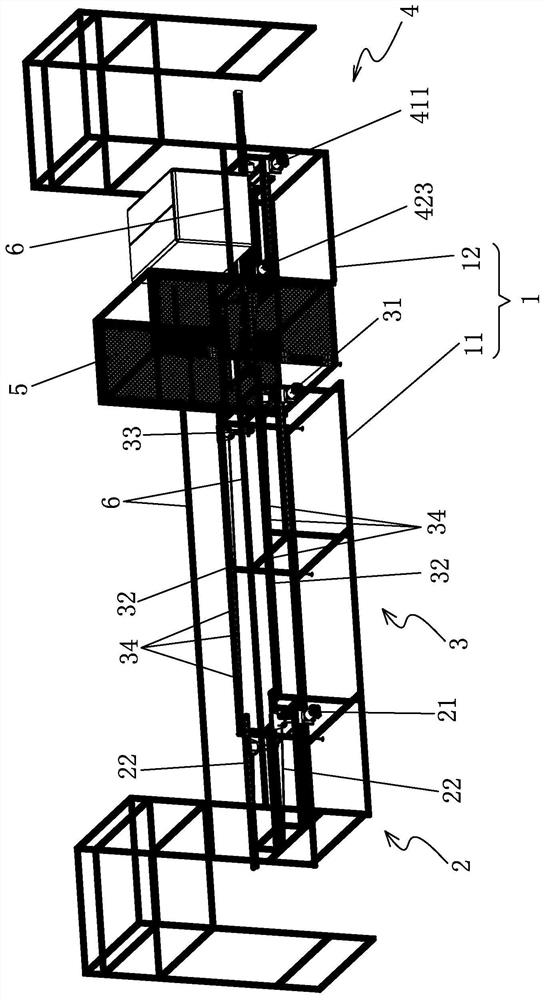 Tobacco leaf outer box conveying device