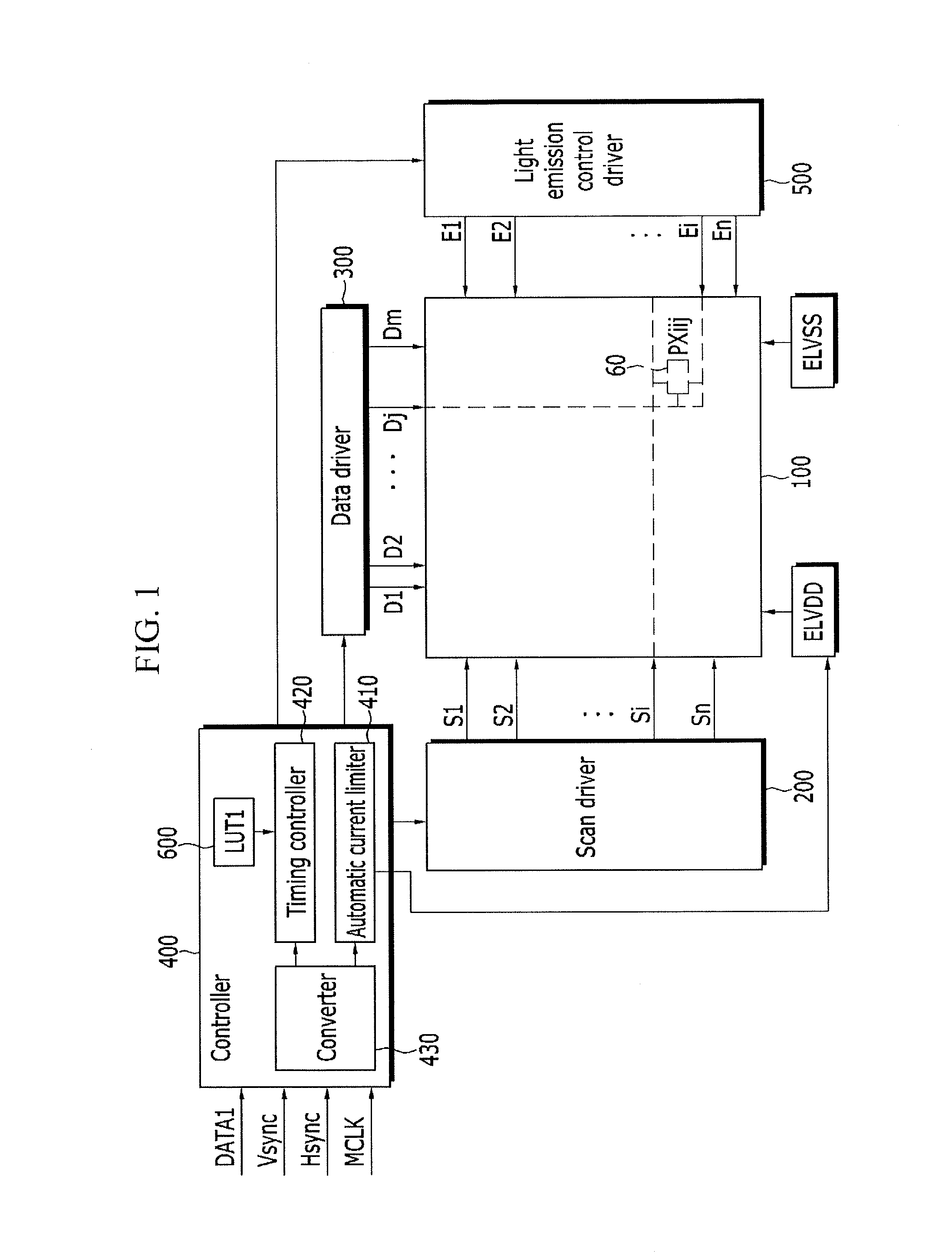 Method of driving organic electroluminescent display device