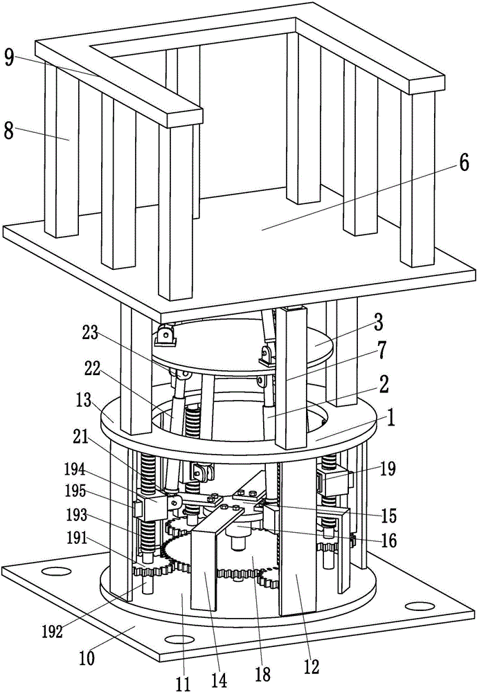 Lifting platform for maintenance of power equipment