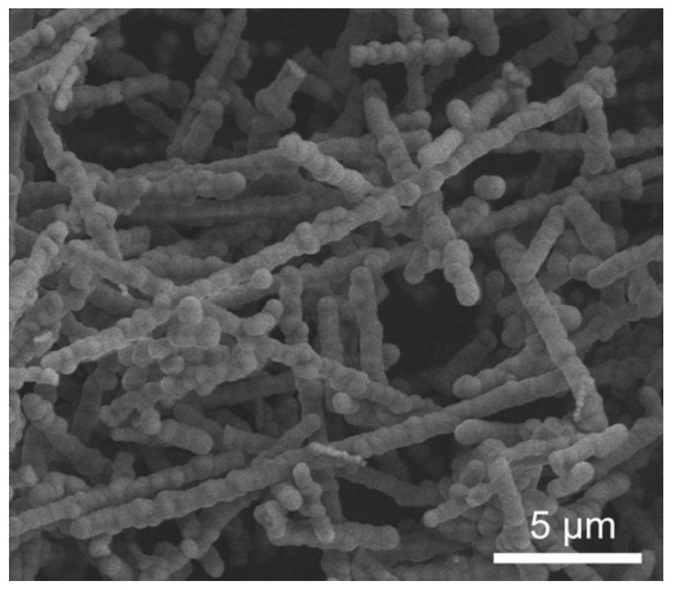 One-dimensional multi-layer nano-chain composite material, preparation method thereof and application in lithium ion battery