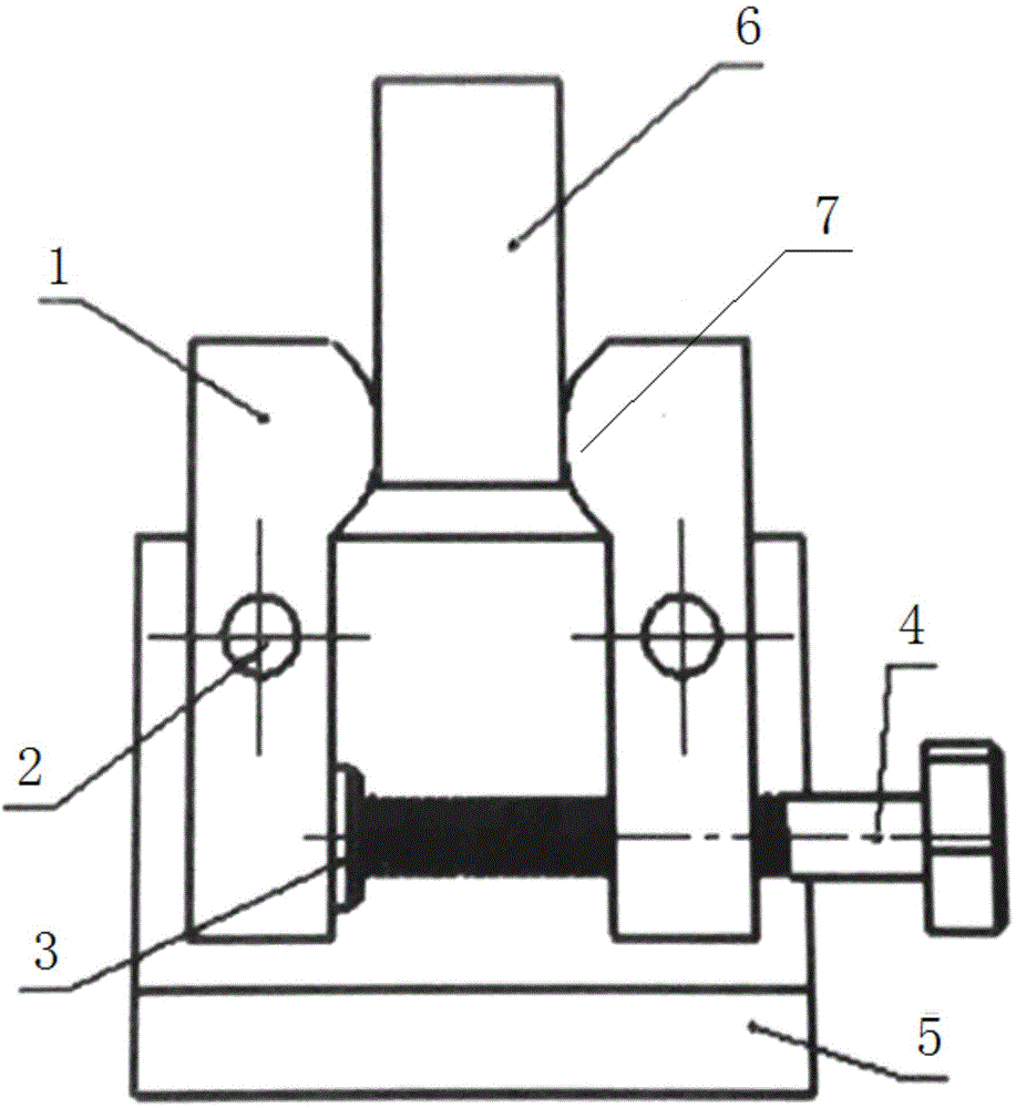 Non-self-locking floating clamping mechanism