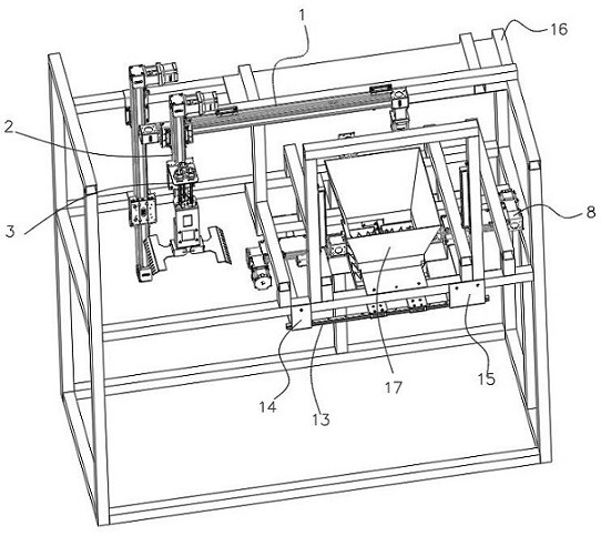 Bag breaking equipment for garbage recycling bin