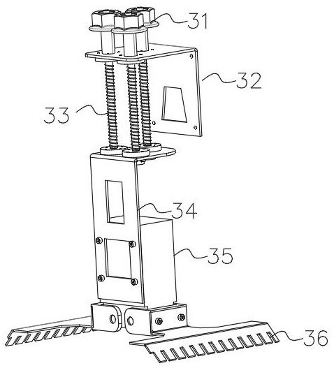 Bag breaking equipment for garbage recycling bin