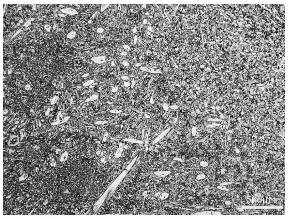 High-chromium cast iron type iron-based self-fluxing alloy powder