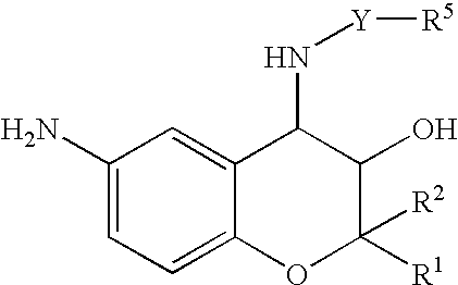 4-aminobenzopyran derivatives