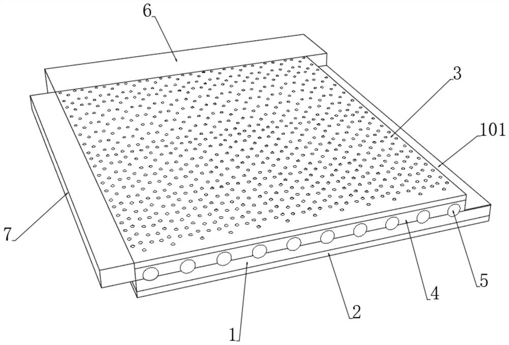 Pressure-resistant, flame-retardant and waterproof asphalt roofing shingle