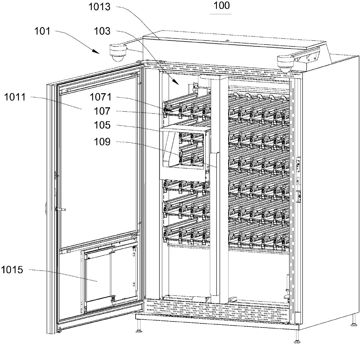 Automatic vending method and control device of automatic vending machine