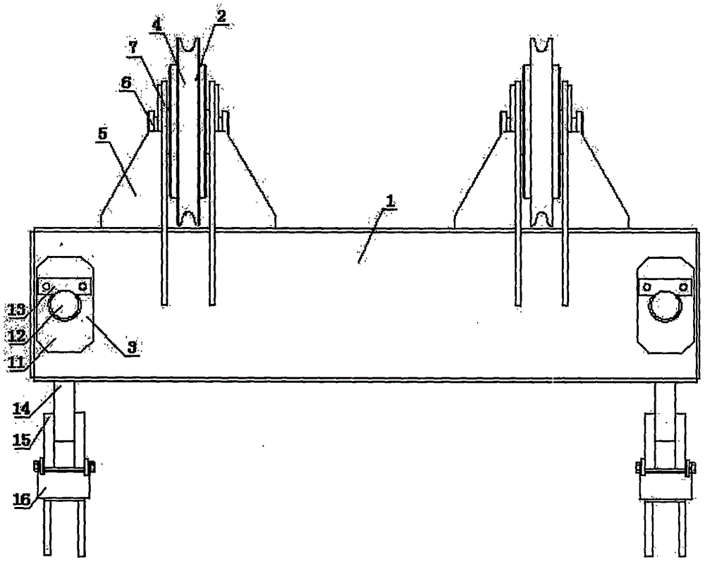 Coiling block pulley sling with ropes without intersection or included angles
