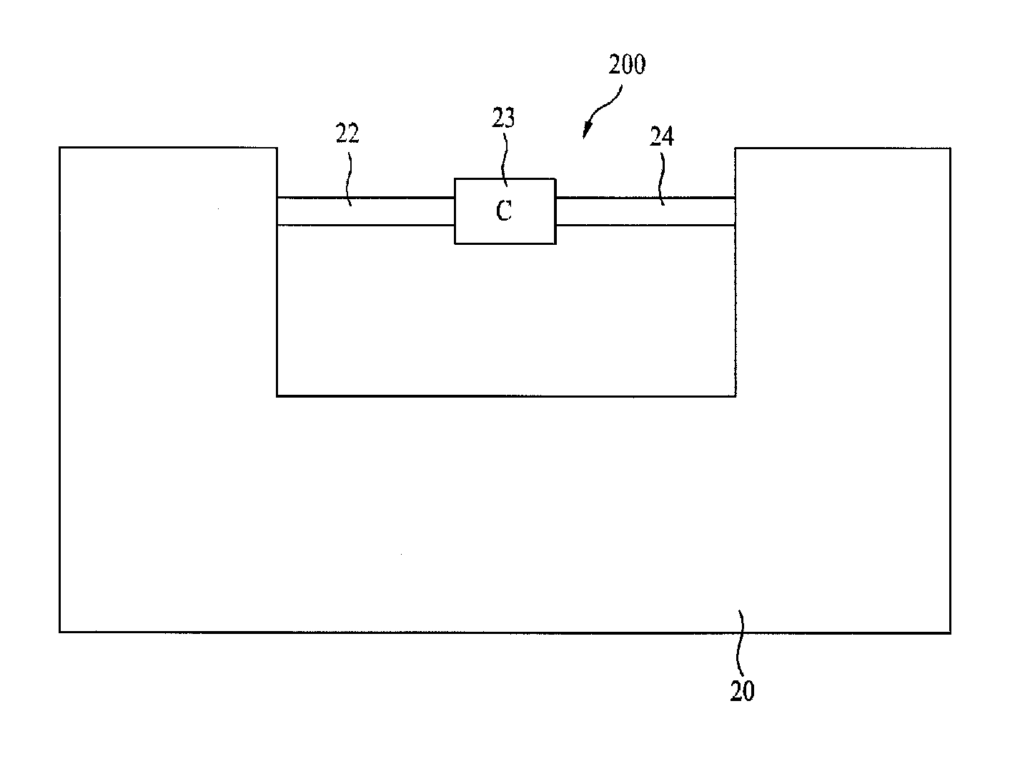Ground antenna and ground radiator using capacitor