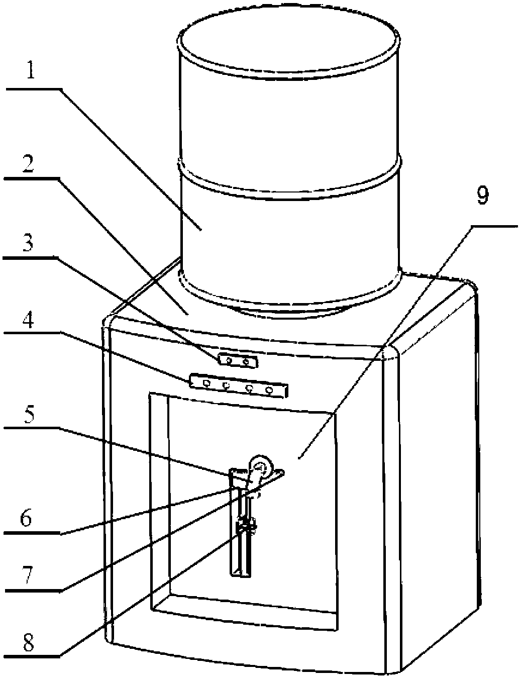 Automatic perfusion water dispenser and method for controlling automatic perfusion