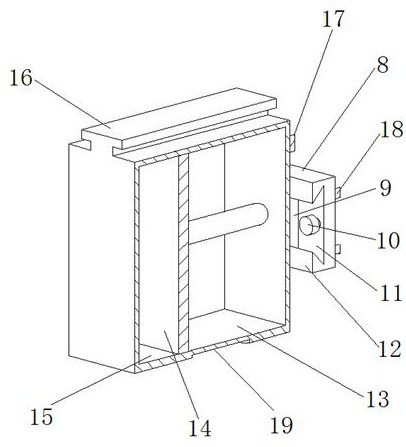 Hydraulic rotary four-jaw clamp