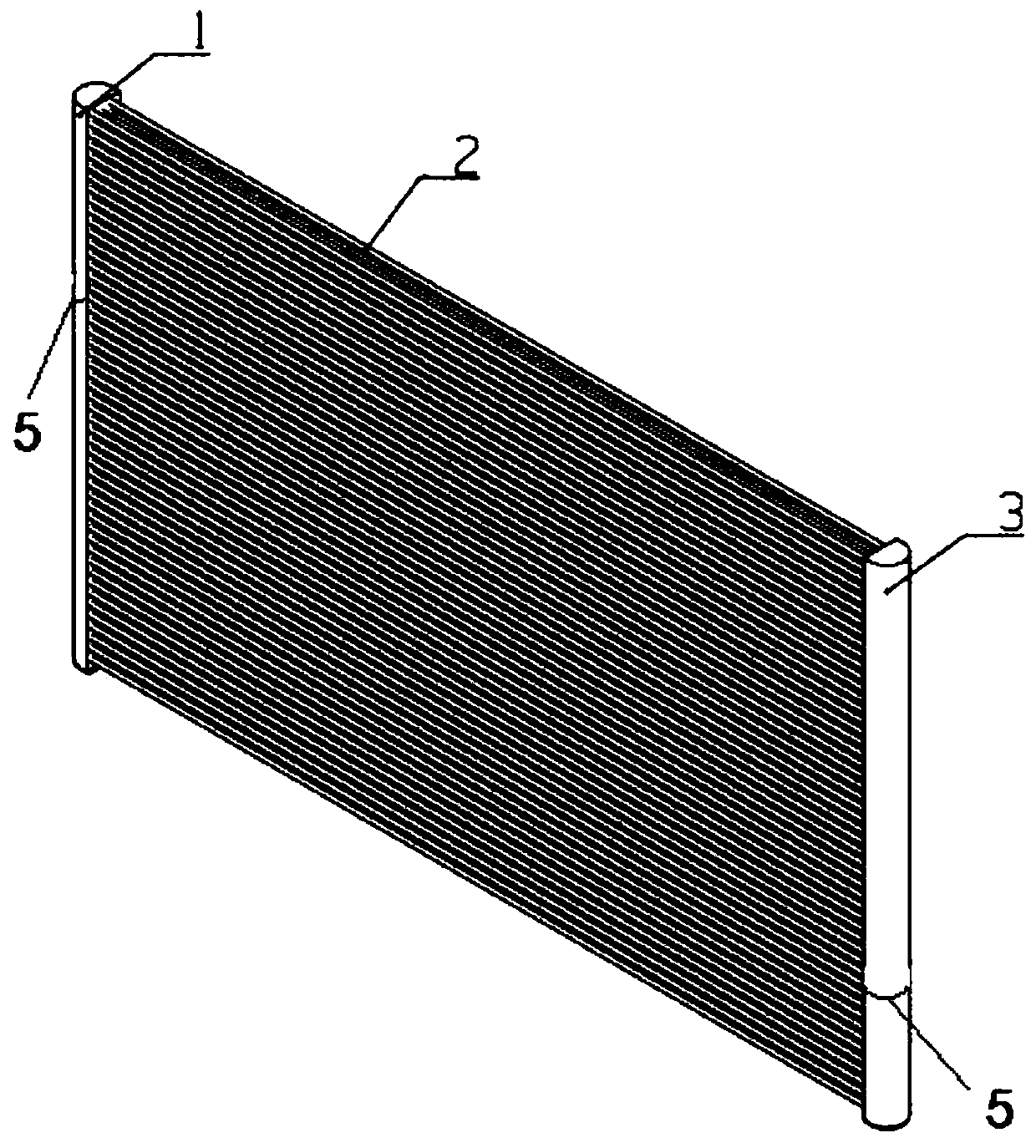 Small-channel parallel pipeline heat exchanger and calculation method