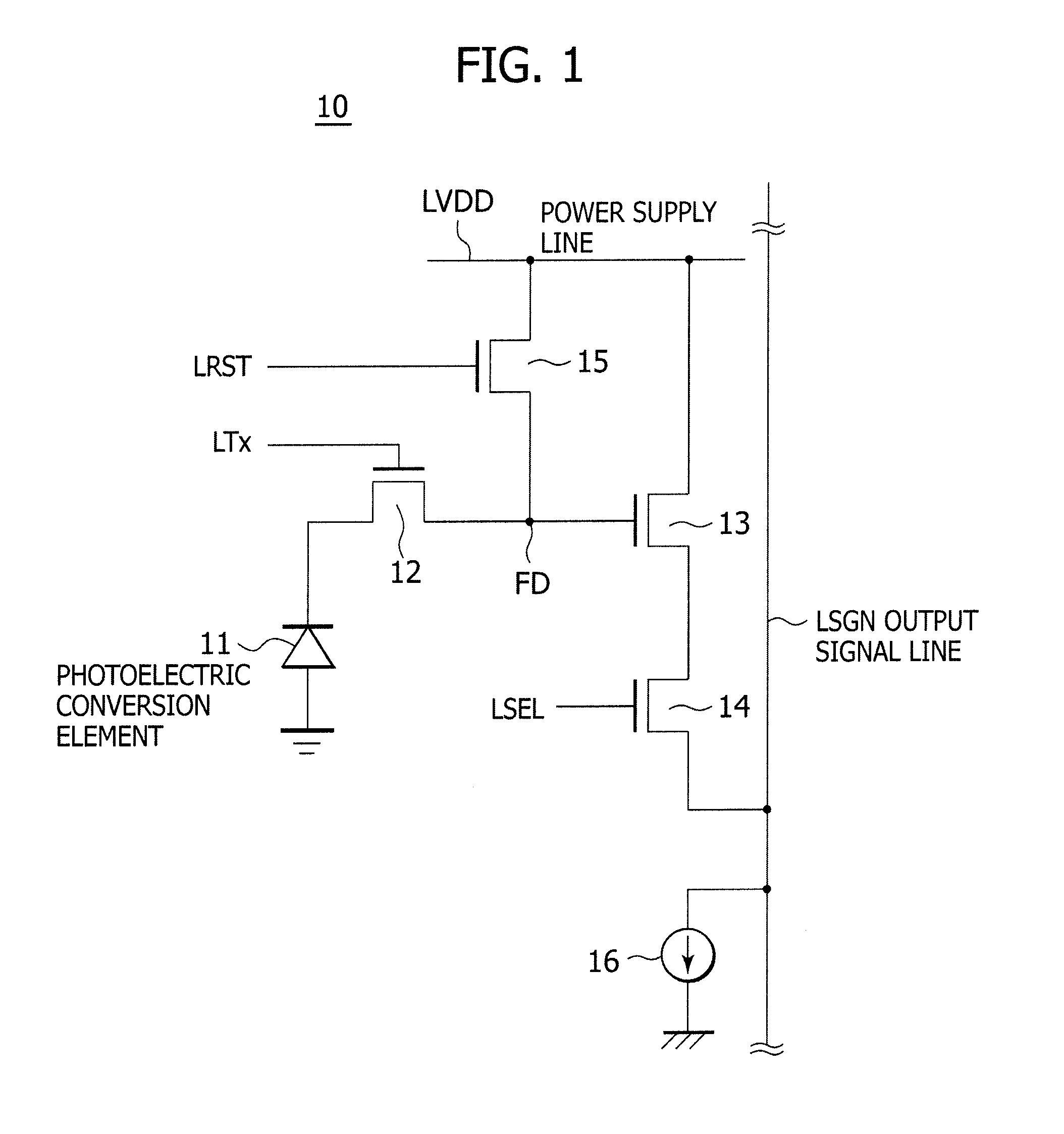 Solid state image pickup element and camera system
