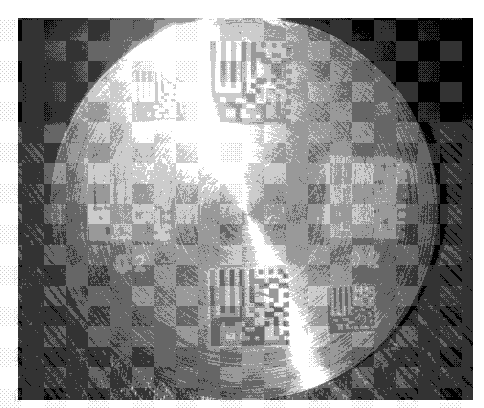 Laser marking method for increasing salt spray corrosion resistance of two-dimension codes on surface of aluminum alloy