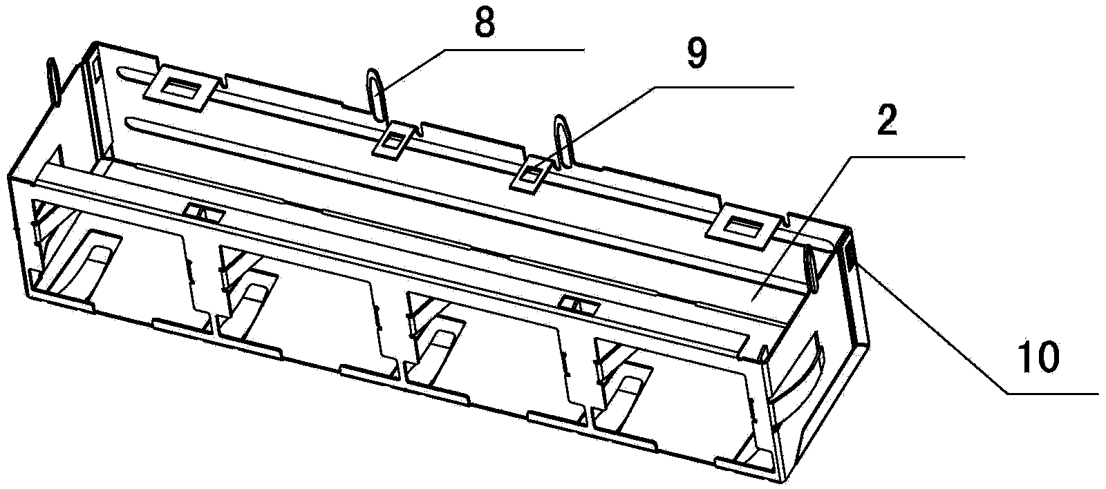 Straight type internet access connector