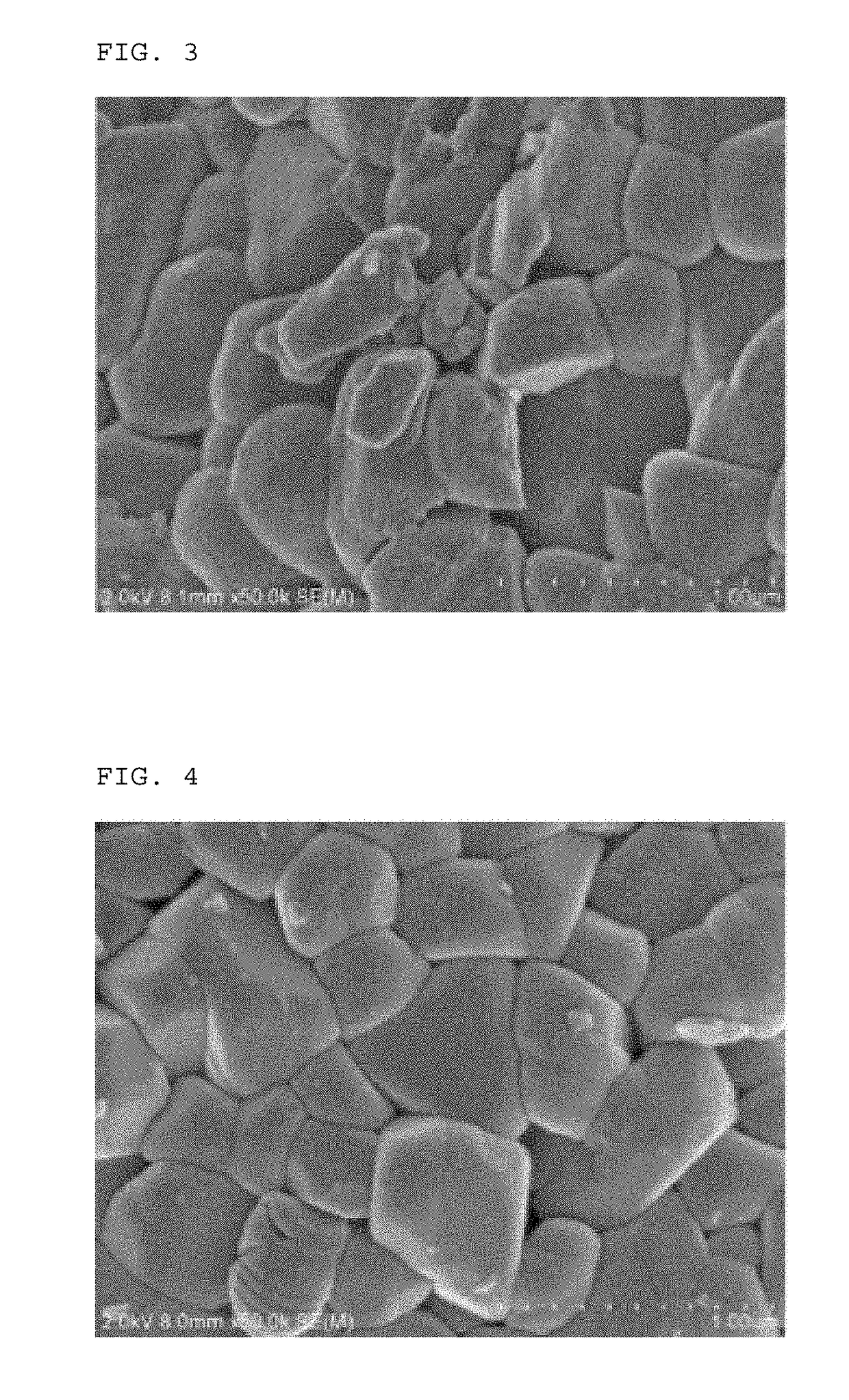 Lithium nickelate-based positive electrode active substance particles and process for producing the same, and non-aqueous electrolyte secondary battery