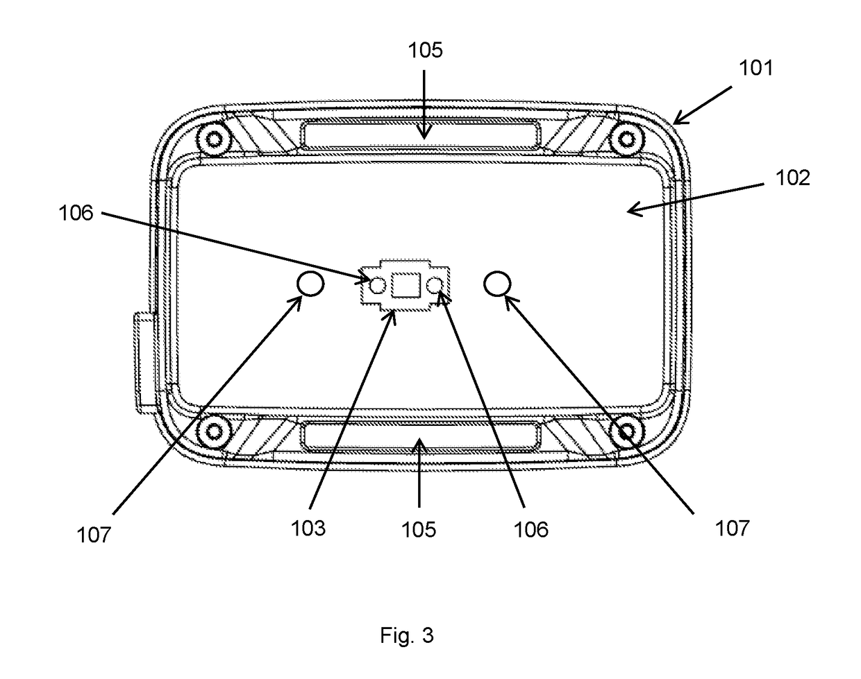 Photoplethysmographic device for measuring a heart rhythm