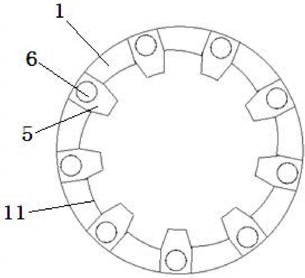 External star wheel type one-way clutch
