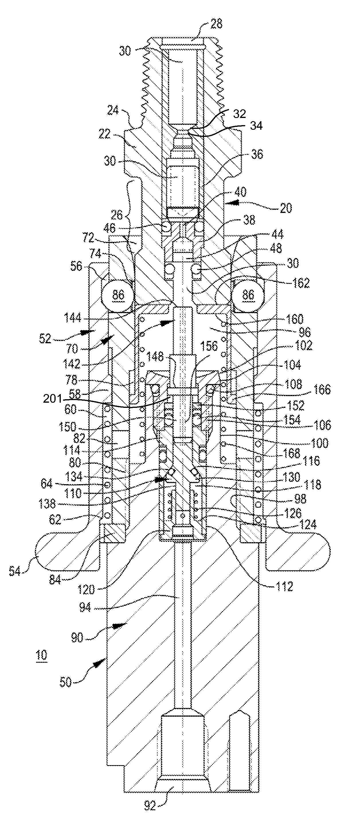Pressurized fluid coupler with anti-recoil feature and methods