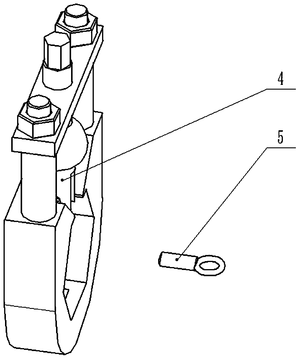 Extractor of cotter pin of airplane wheel of unmanned aerial vehicle