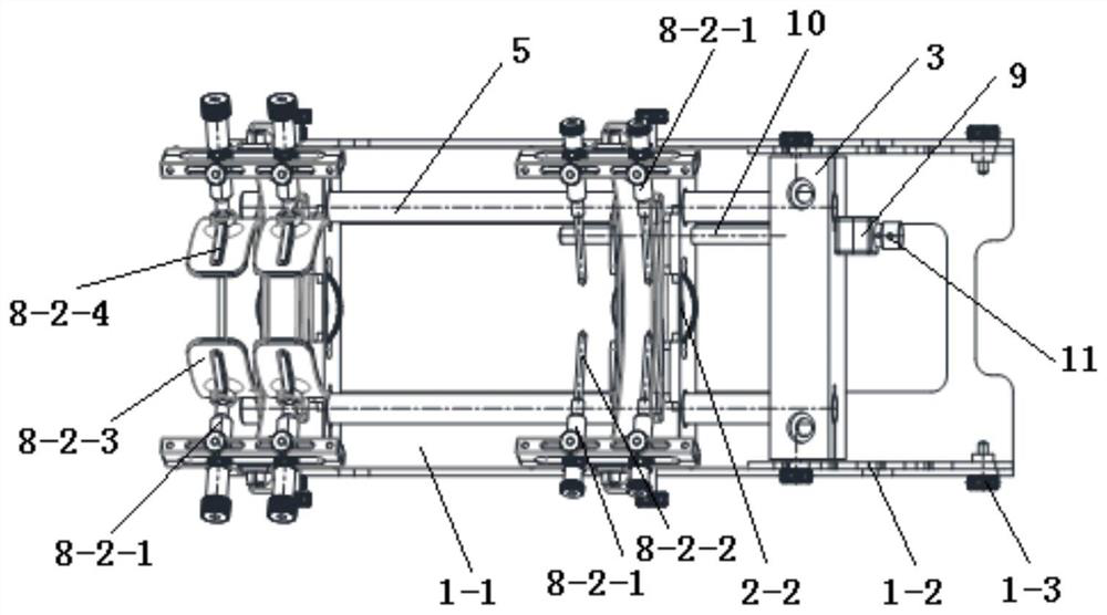 A six-position adjustable fracture reduction device