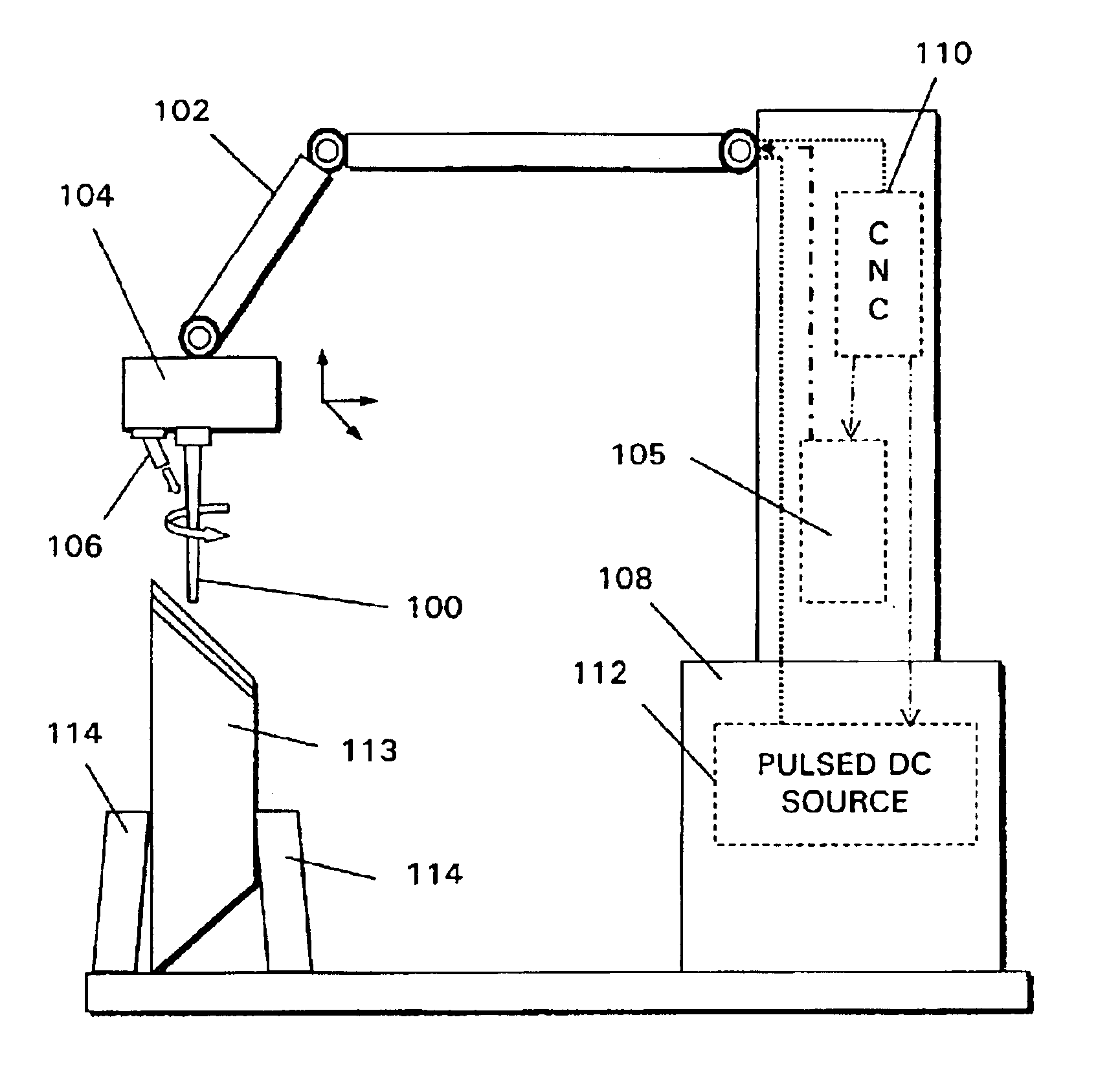 Multi-axis numerical control electromachining of bladed disks