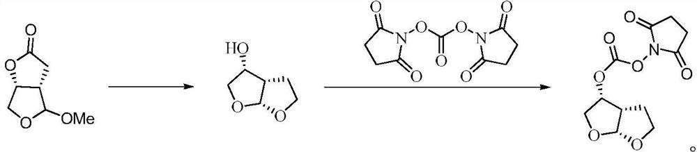 A kind of industrialized production method of high-purity darunavir intermediate