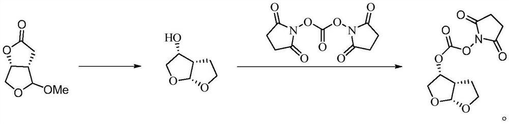 A kind of industrialized production method of high-purity darunavir intermediate