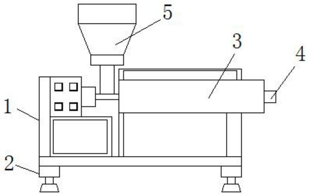 Extrusion molding device for cable and wire manufacturing