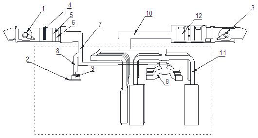 Biological laboratory air treatment system