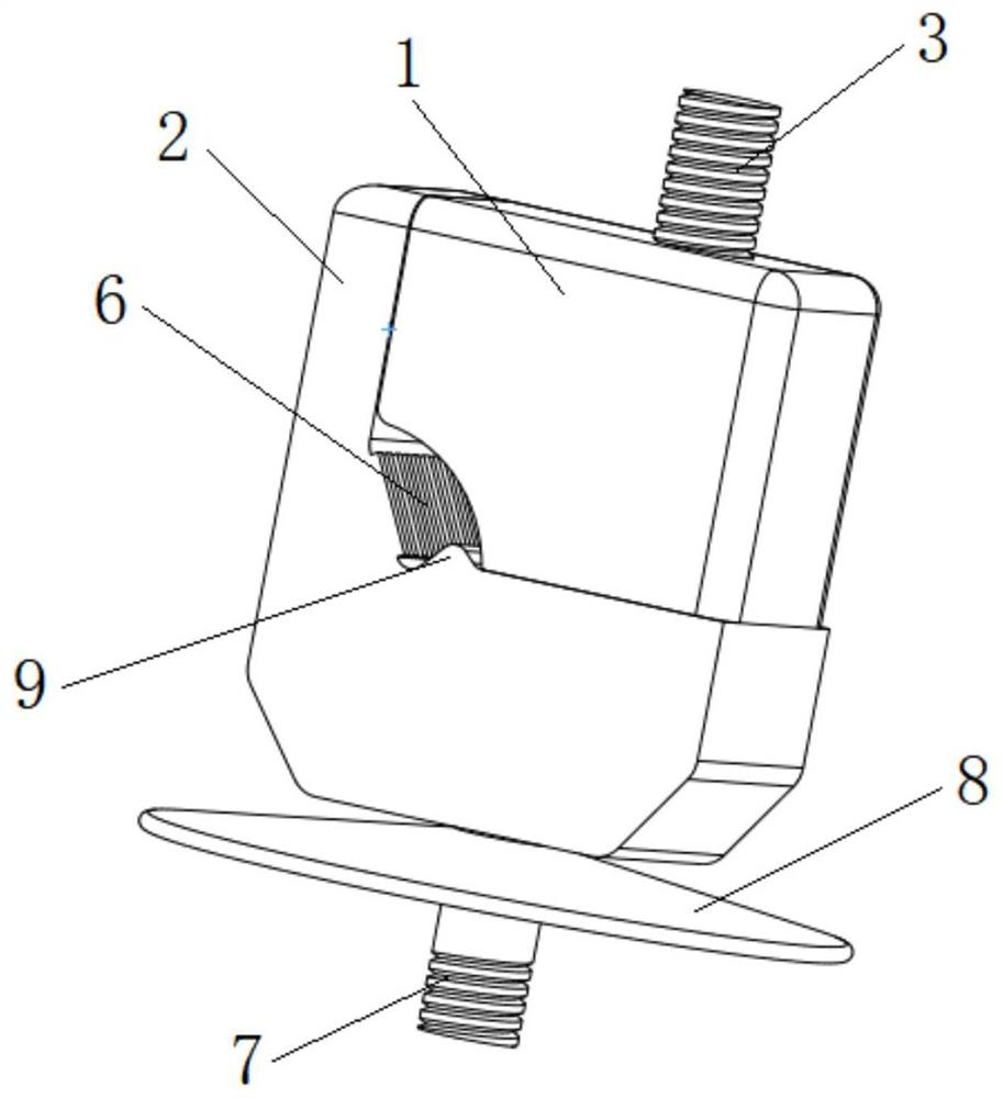 Low-voltage universal wire diameter type buckling polymer insulator