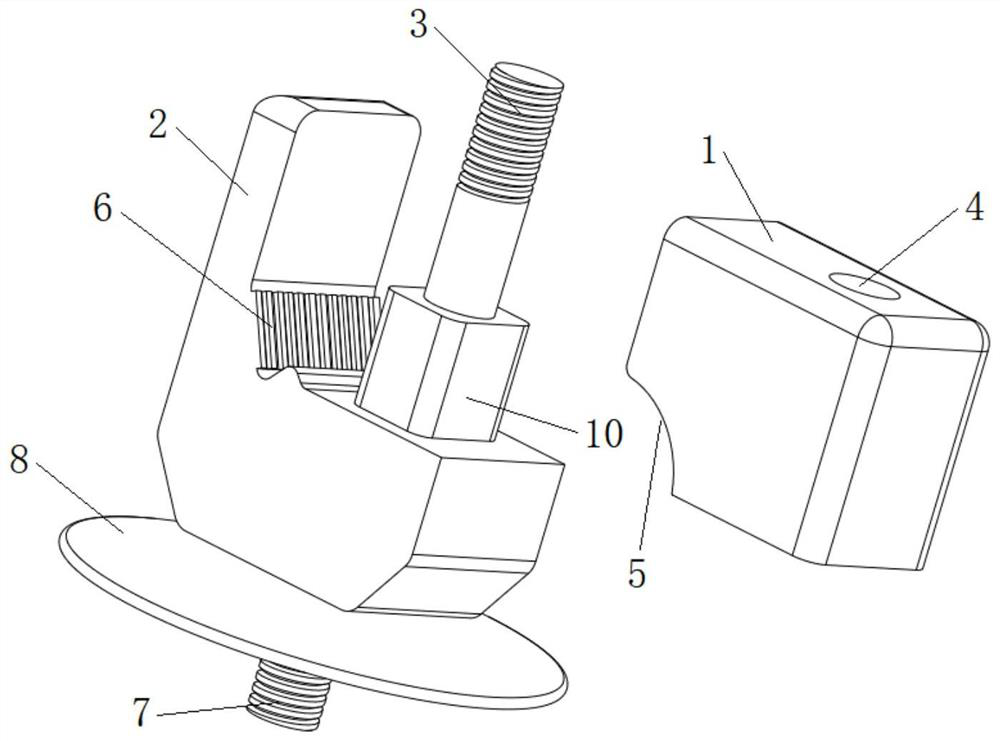 Low-voltage universal wire diameter type buckling polymer insulator