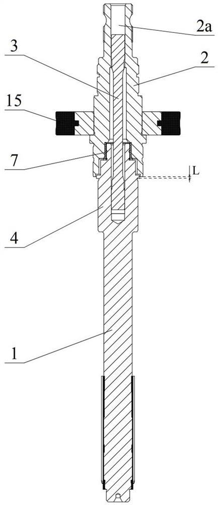 Input-output shaft combination and assembling method thereof