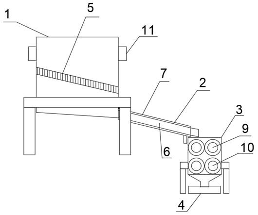 Steelmaking waste slag slurry treatment system