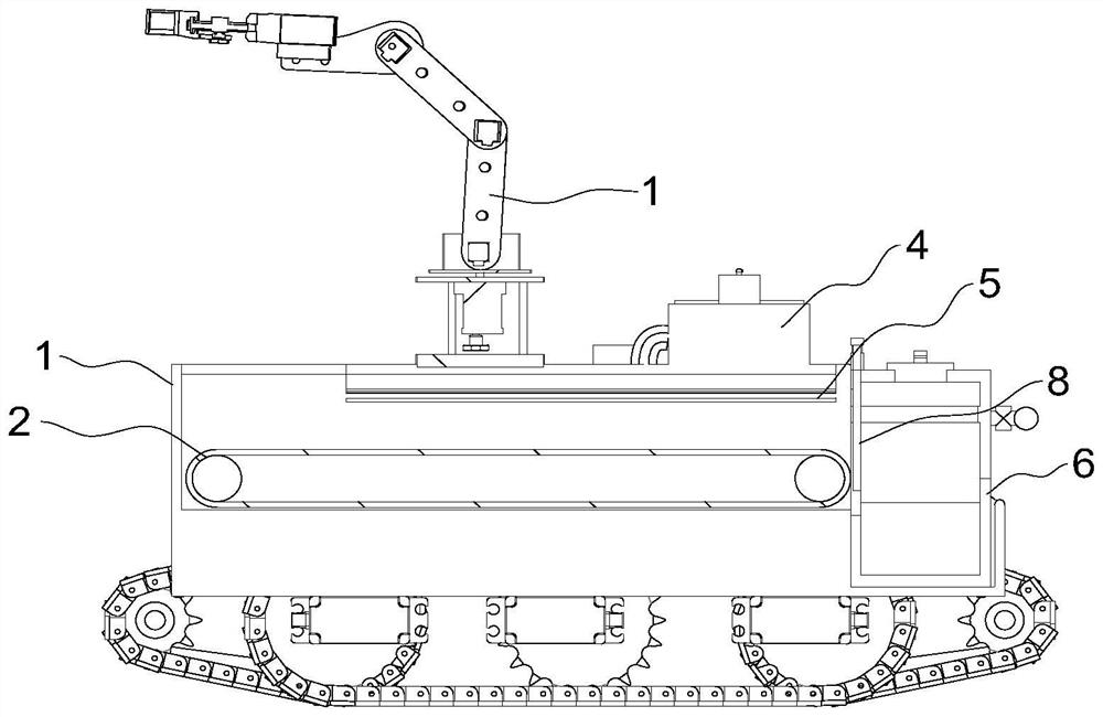 Intelligent fruit picking anti-corrosion vehicle