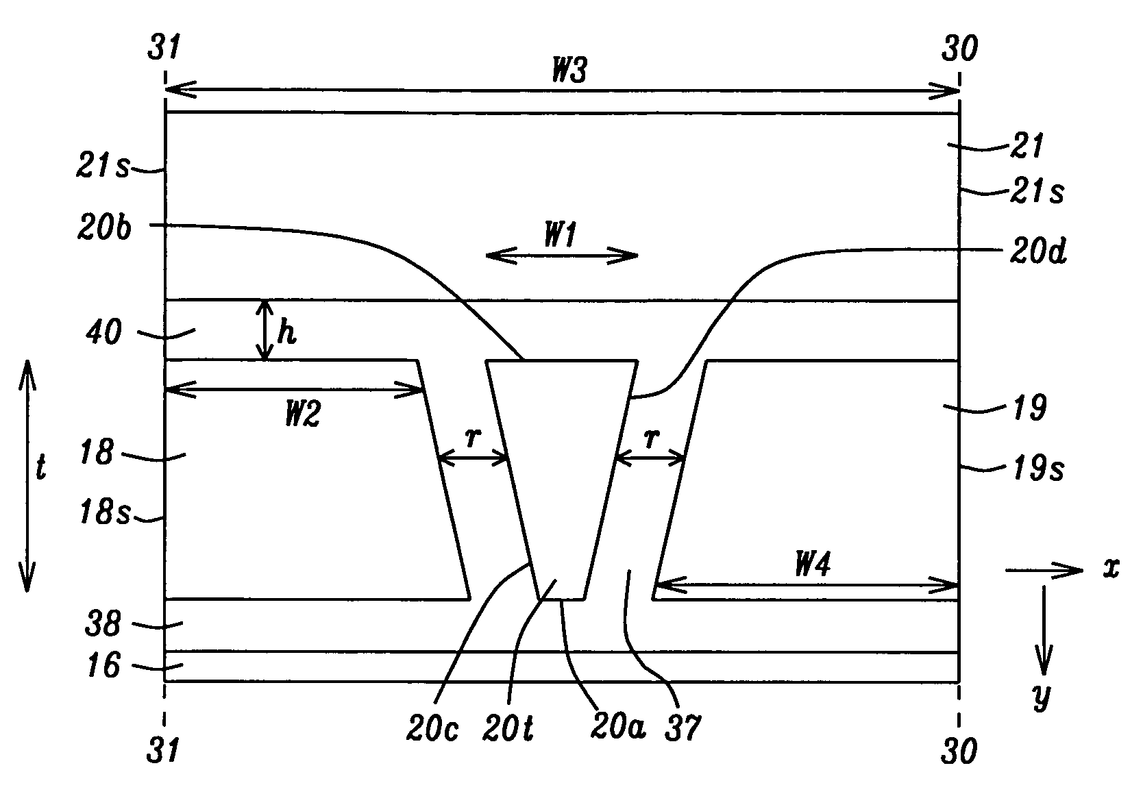 Optimized write pole flare angle for side shield or semi side shield PMR writer application
