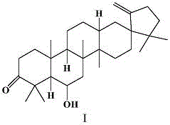 Preparation method and application of cleistanone derivative