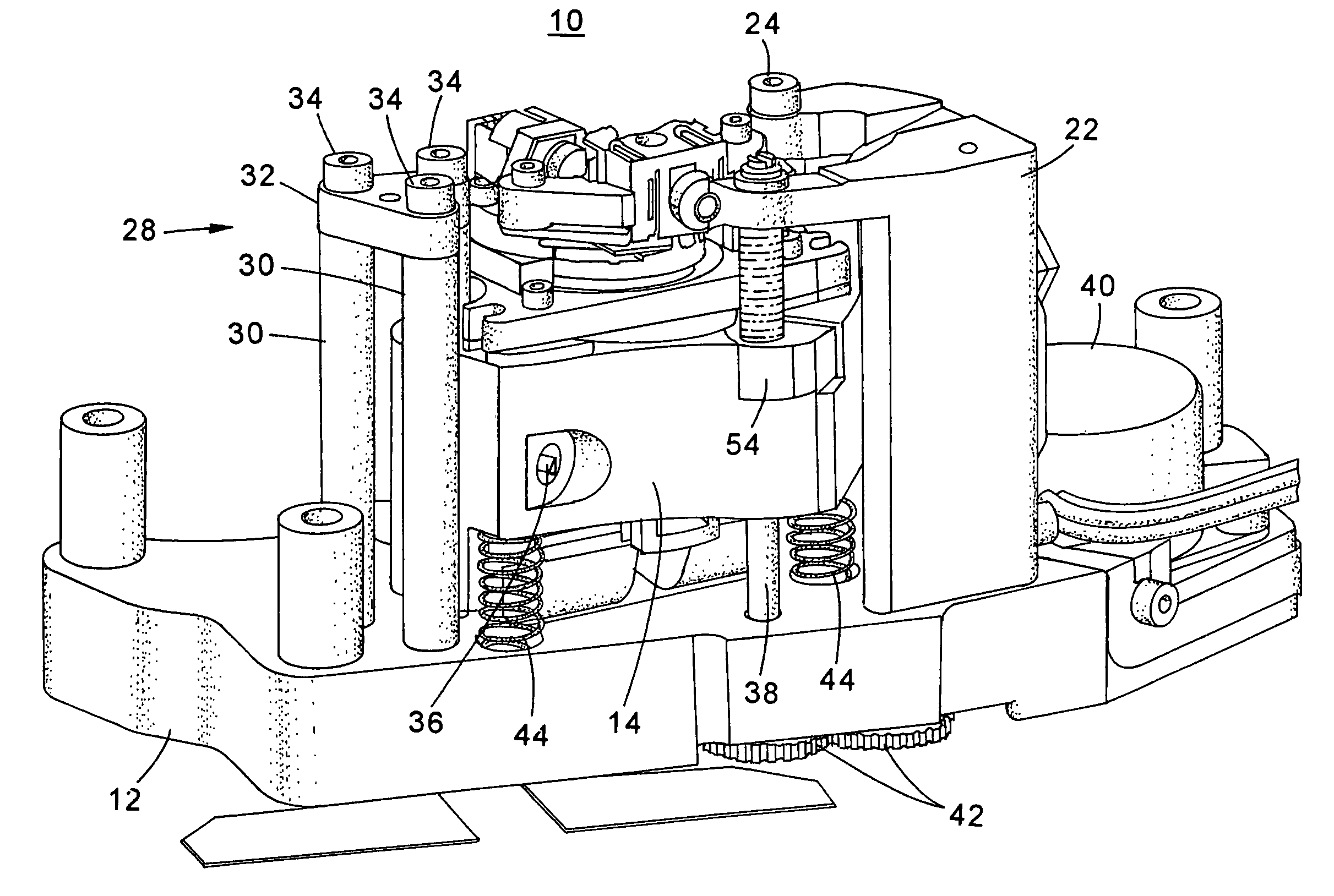 Head actuator assembly for a tape drive