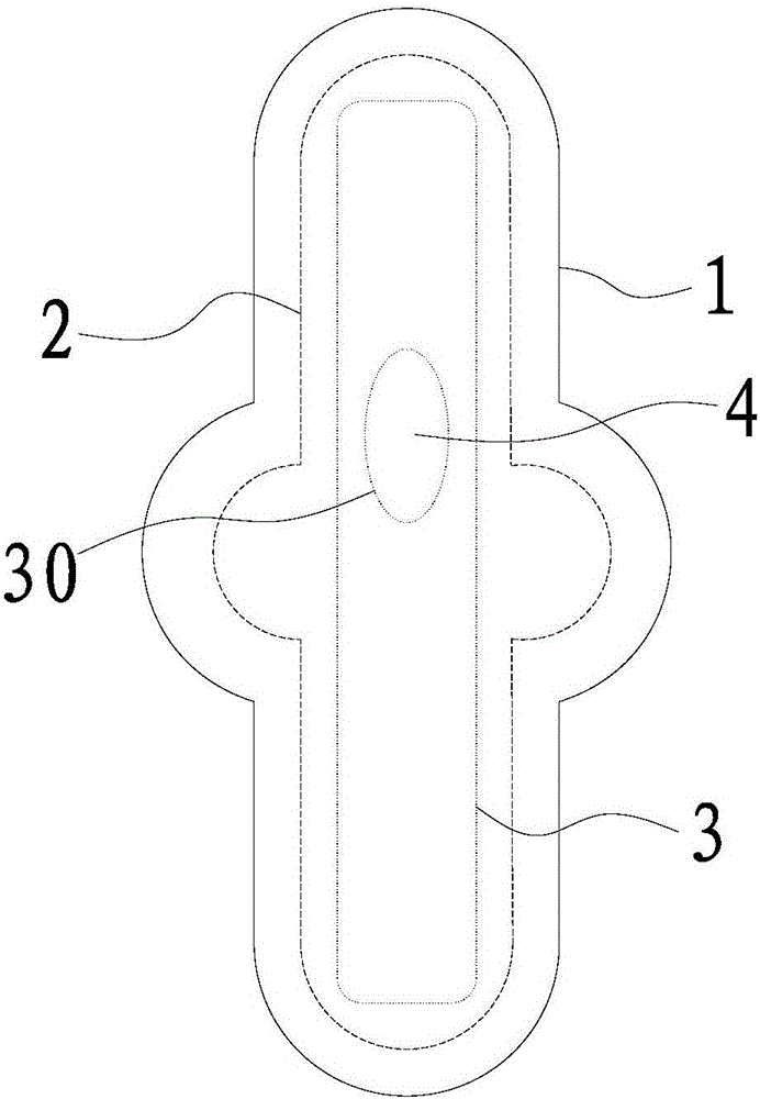 Low-temperature healthcare sanitary towel and processing method thereof