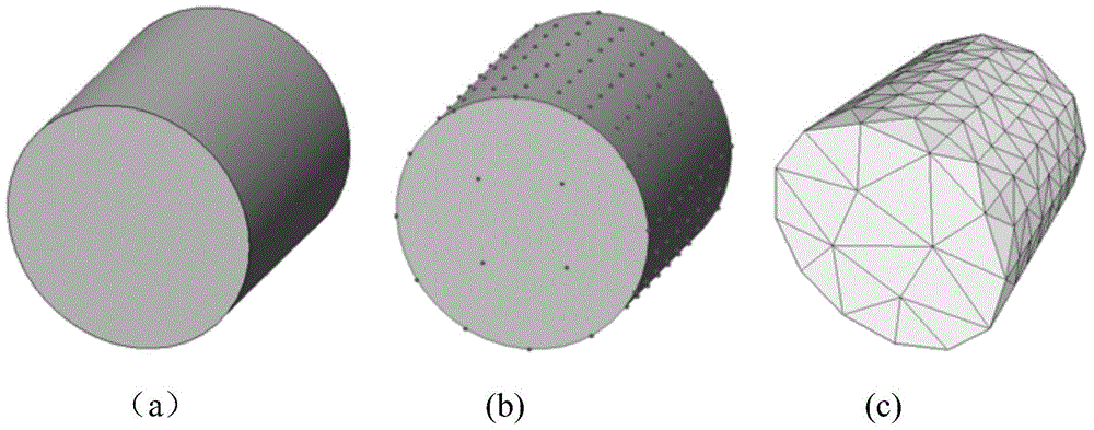 Tetrahedral mesh generation method and device for three-dimensional solid model